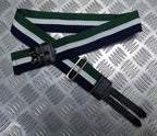 Zambia Stable Belt 2" Wide Three Colour Chrome Buckle & Slider Adjustable to 32"