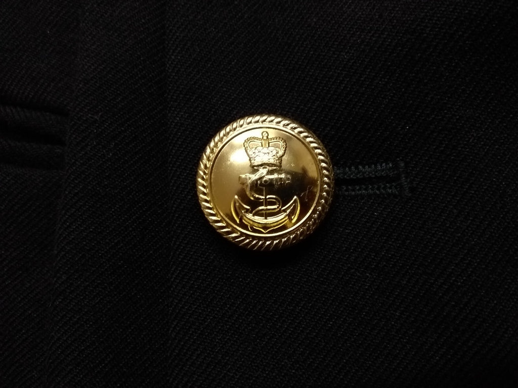 No1C British Naval Diagonal Serge Dress RN Jacket Blazer 100cm