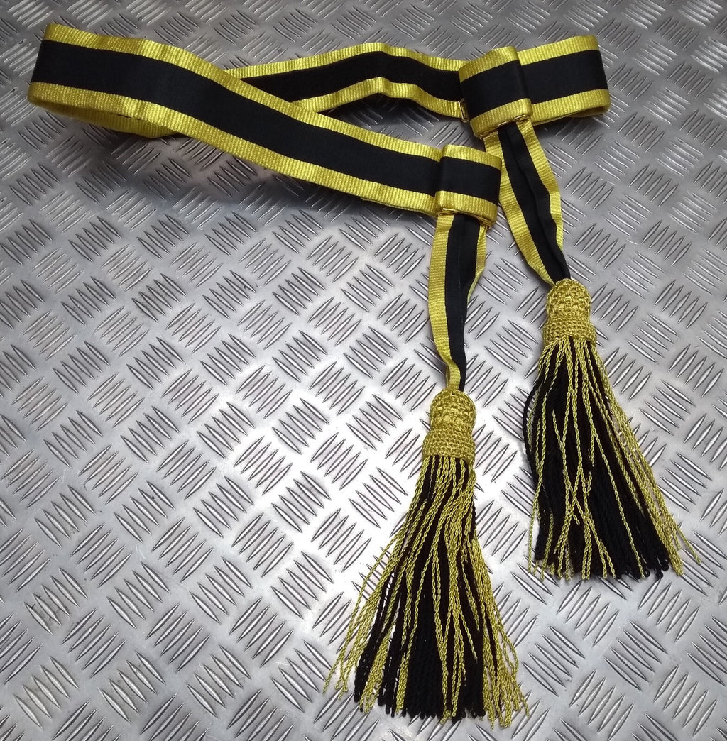 Chaplains Waist Sash Gold and Black RAChD Chaplains' Department Ceremonial
