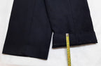 Dress Trouser Black British Basic Pattern Straight Leg W30"