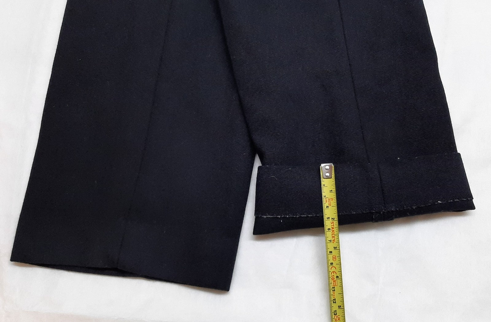 Dress Trouser Black British Basic Pattern Straight Leg W30"