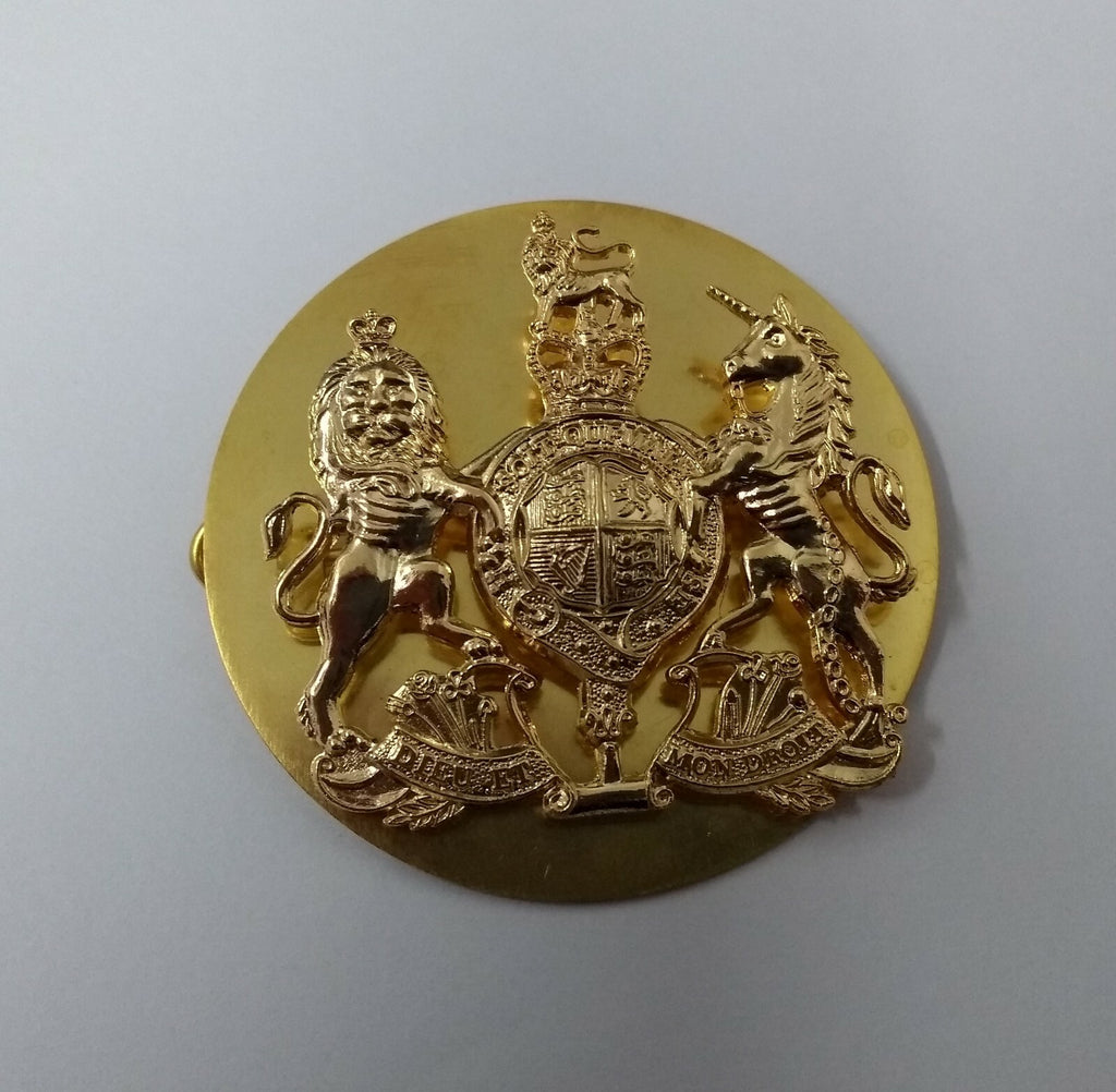 Genuine British Army Issue Warrant Officers WO1 RSM Coat of Arms Badge - NEW