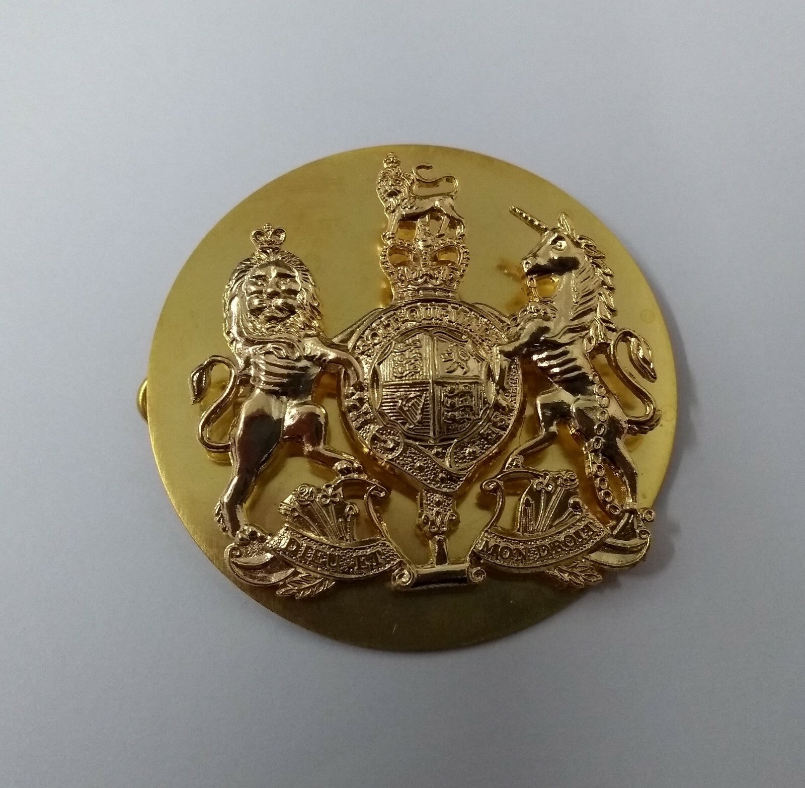 Genuine British Army Issue Warrant Officers WO1 RSM Coat of Arms Badge - NEW