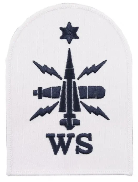 Royal Navy Warfare Specialist (WS) Able Rate Blue on White