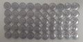 Buttons 50 Vintage 4 Hole for Dress Shirts Pearlesque Cool Blue 12.6mm NOS