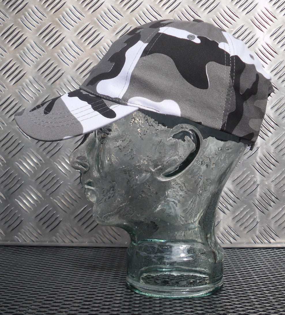 100% Cotton Urban Camouflage Baseball Hat / Cap - BRAND NEW