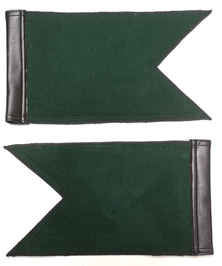 Distinguishing Signalling Marker Plain Green Guidon Pennant Flags