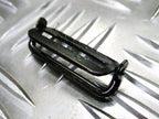 Genuine Vintage Black Waist Adjuster Metal Buckles Japanned 1" Strap X 2 NOS
