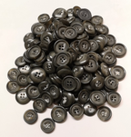 Vintage Style Mixed Size Green Grey Colour Buttons 230g
