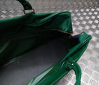 Vintage 70s Holdall Carry All EX Large Vinyl Discharge Green British Surplus