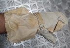 Vintage Arctic Mitts British Army issue Canvas & Chrome Leather & Trigger Finger