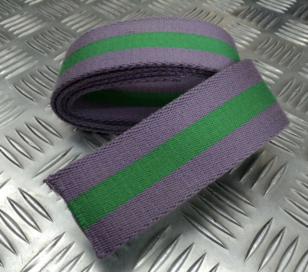 Genuine Issue Heavy Duty Cotton Canvas Two Tone Web Belt Material 4.5cm