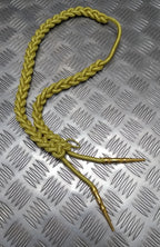 Bahrain Half Aiguillette NG & Officers Ceremonial Lanyard Metallic Gold Tip Ends