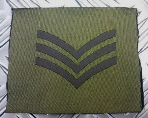 Rank Badges Army Green / Desert OD / DS Subdued Assorted Ranks 1 Pair