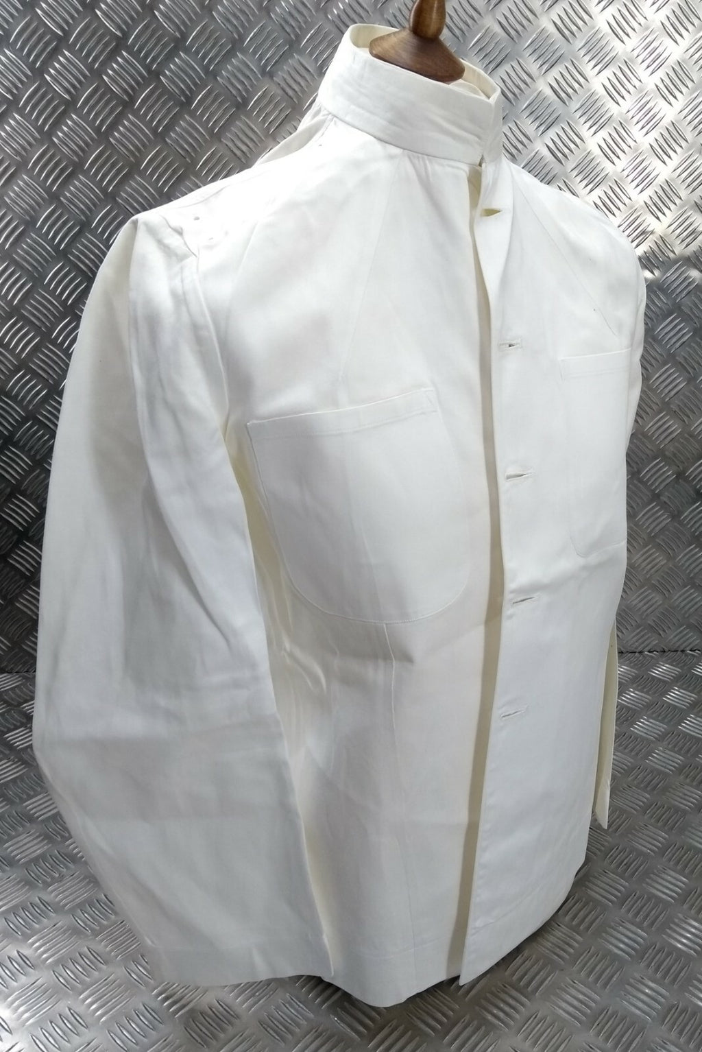 Vintage British Style Stand Up collar Drill Jacket