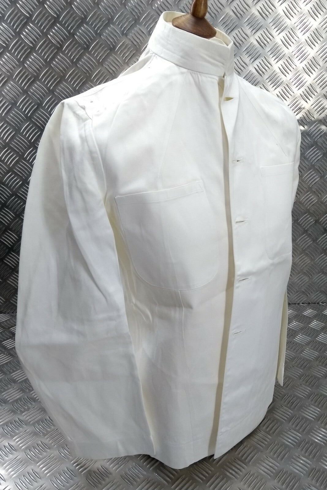 Vintage British Style Stand Up collar Drill Jacket