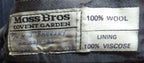 RAF Royal Air Force Vintage No1 Jacket Airforce Blue Grey Old OFC Dress Pattern Moss Bros London