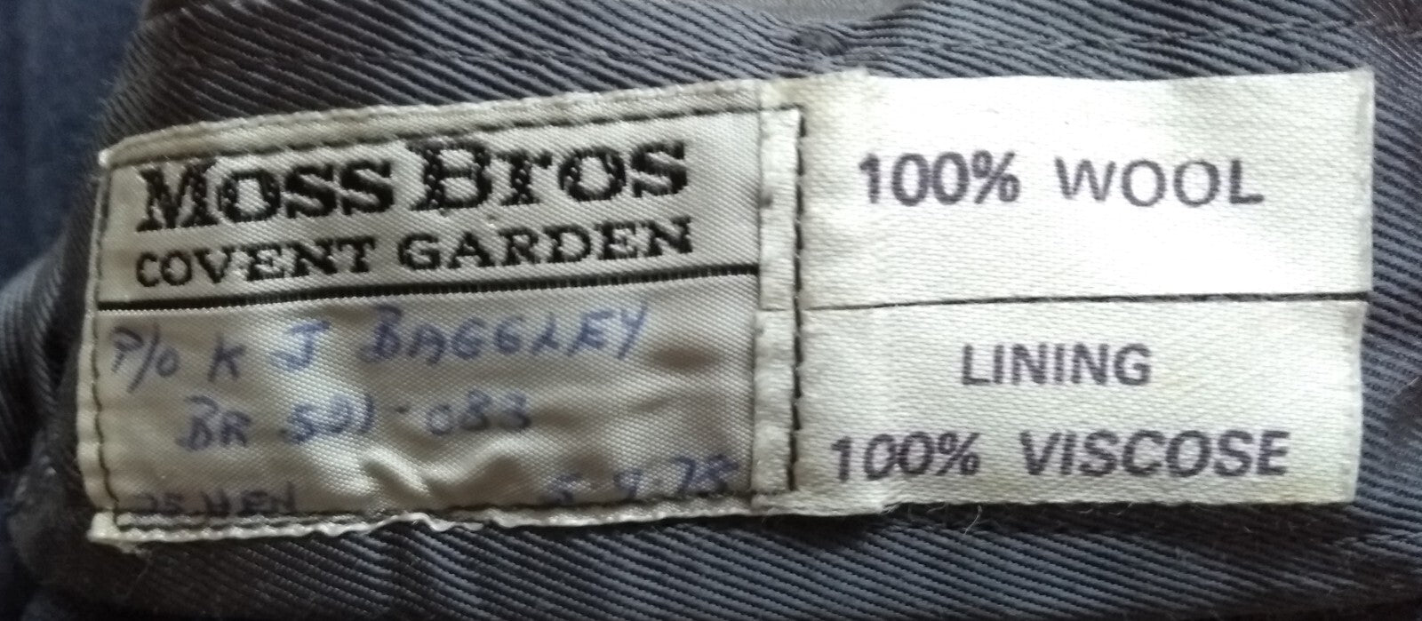 RAF Royal Air Force Vintage No1 Jacket Airforce Blue Grey Old OFC Dress Pattern Moss Bros London
