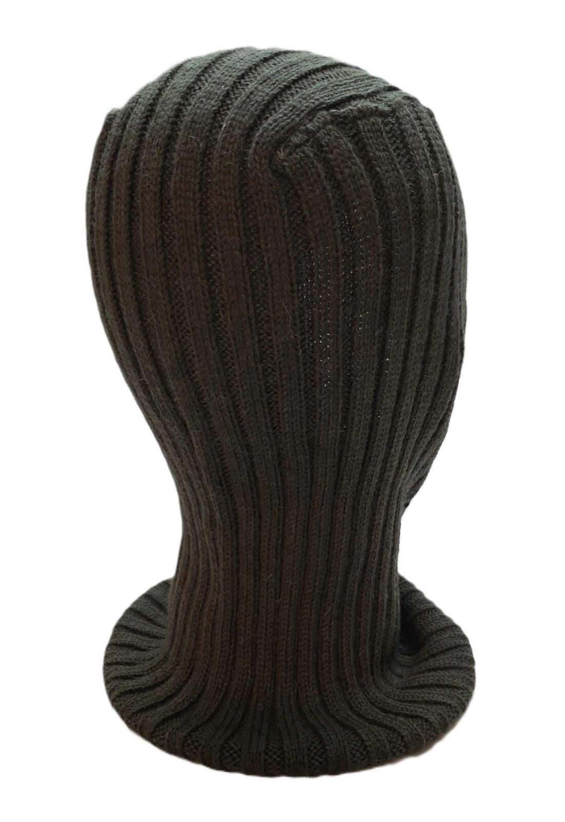 Army Commando Balaclava British Hood Cold Weather 100% Ribbed Wool Green Bala