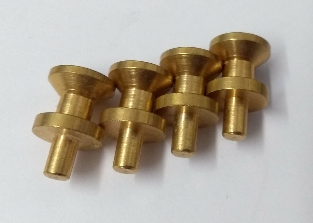 Genuine Issue Belt Studs For Sam Browns Pouches Straps etc x 4 NEW