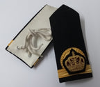 Oman Naval Rank Shoulder Boards Officer Laced Royal Crown Obsolete Navy Issue