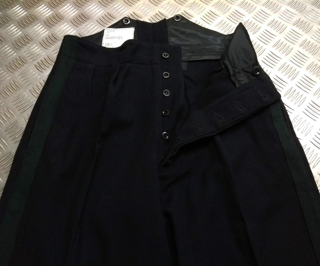 No1 Dress Trousers British Army Light Infantry / Rifles Green Stripe Asst Sizes
