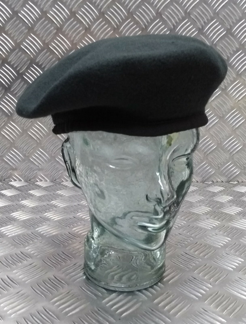 Rifle Green Beret Hobson London Lined Wool Uniform Size 7 1/2 NEW