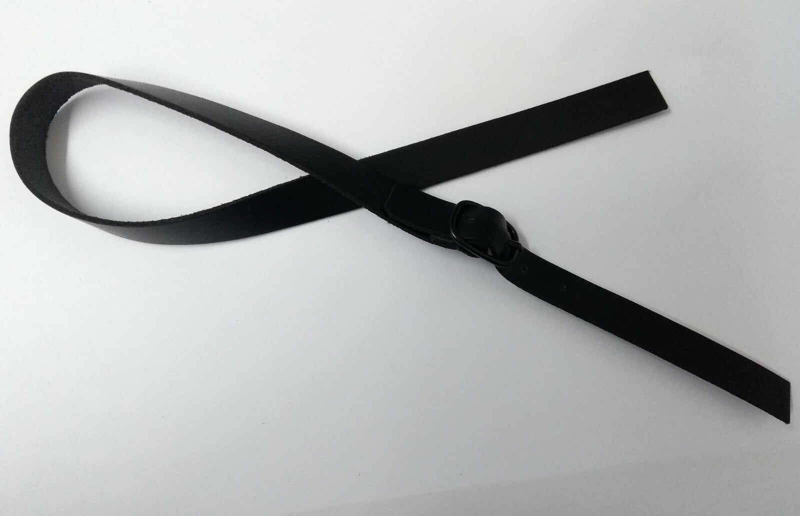 Genuine British Army Issue RHA Royal Horse Artillery 5/8" Leather Cap Strap