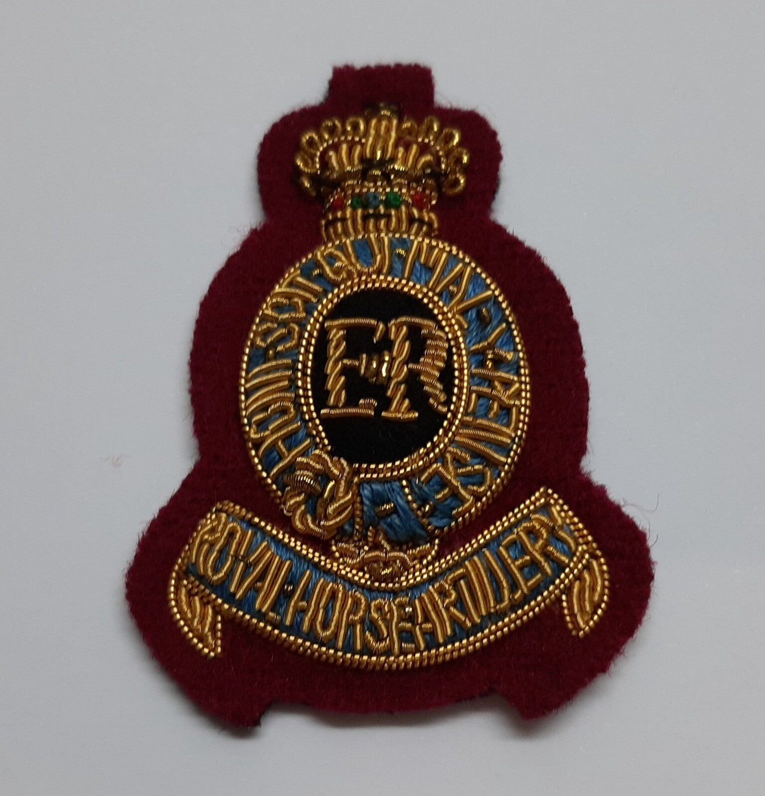 Horse Artillery Badge Hand Embroidered British RHA (7th Parachute Regiment)