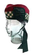 Glengarry Maroon British Army Pattern Scottish Dress Headwear No Insignia 57cm