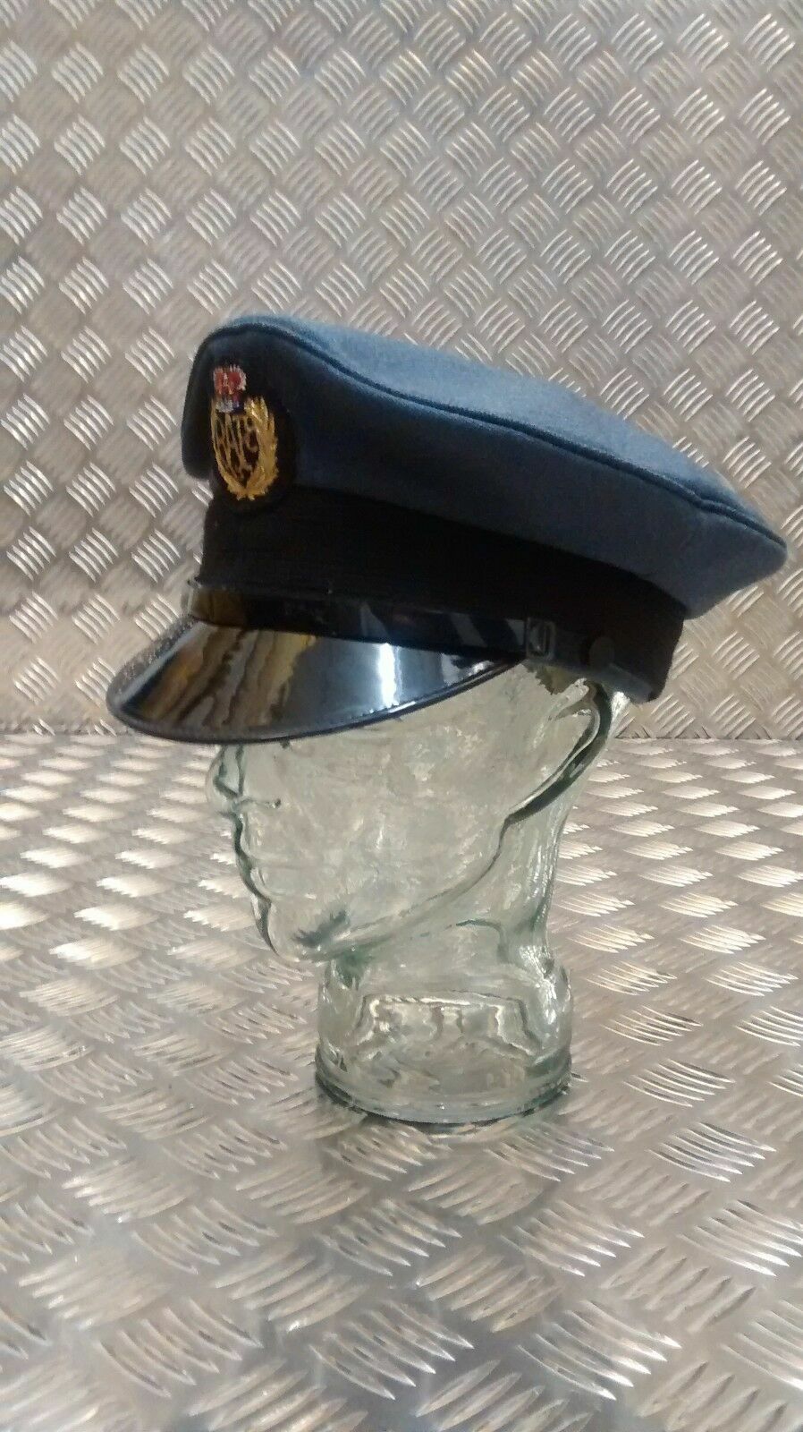 RAF Royal Air Force Dress Hat Blue Grey Colour Visor Cap Size 61cm NEW