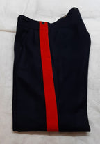 Vintage No1 Trousers British Dress Old Pattern 1 3/4" Red Stripes 1957