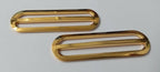 Stable Belt Slider Hi Sheen Gold Coloured for 2" (50mm) Belting Army Issue NOS