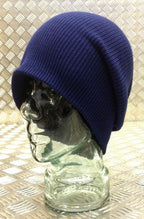 BLUE Tight Knit Beanie Hat / Watch Cap - One size - BRAND NEW
