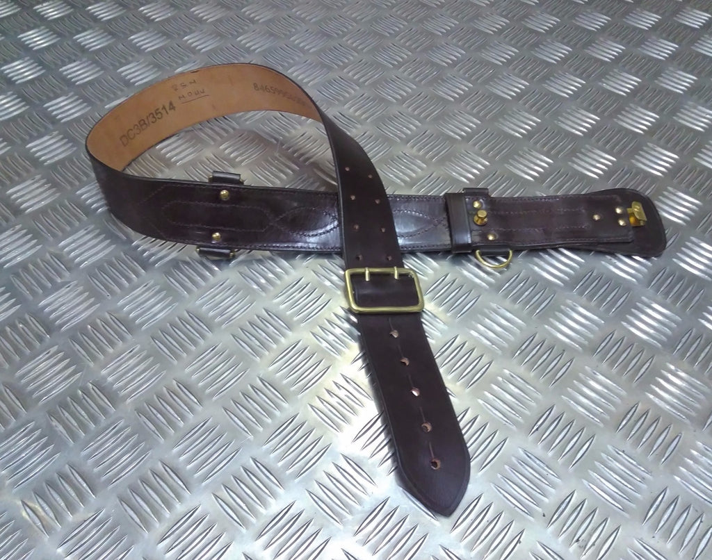 British Leather Sam Browne Belt With No Crossover Strap NFXB