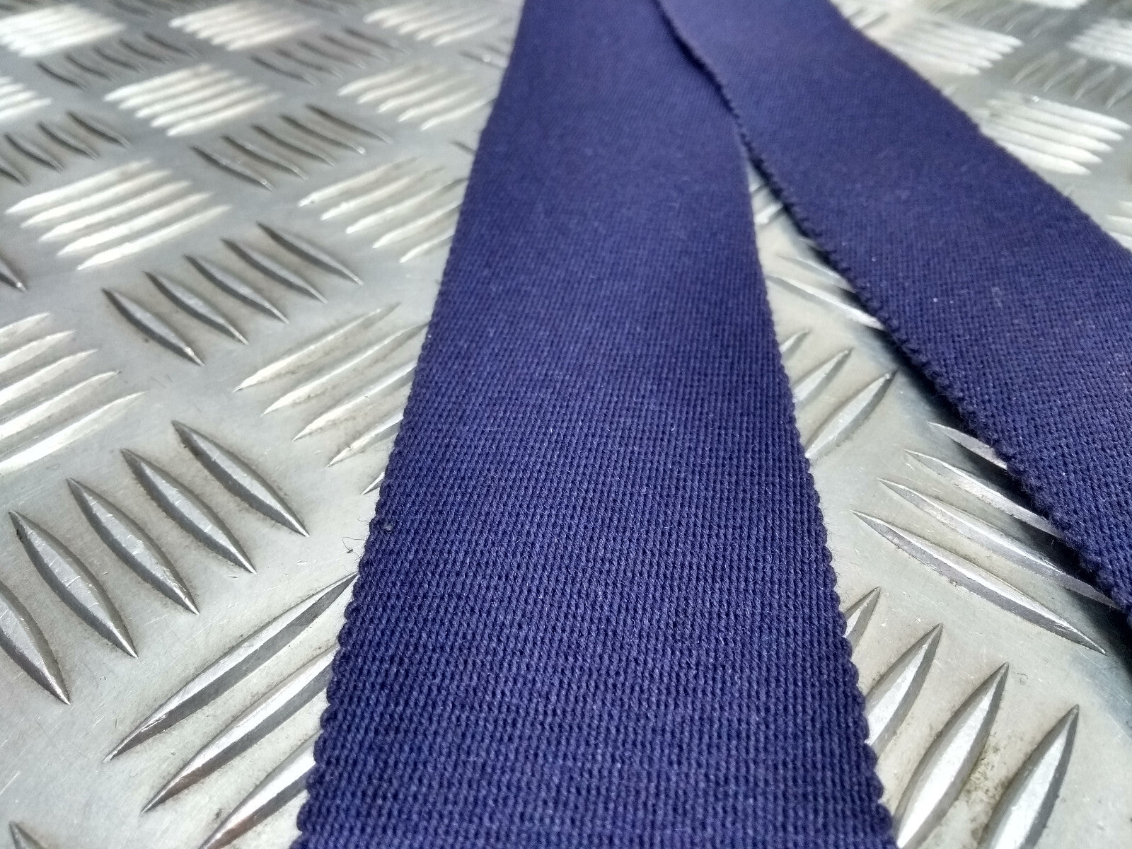 Navy Blue 57mm Stable Belt Material Genuine British 46" or 50" Lengths