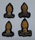 Royal Engineers UBIQUE Badges Hand Embroidered British Army Insignia X4