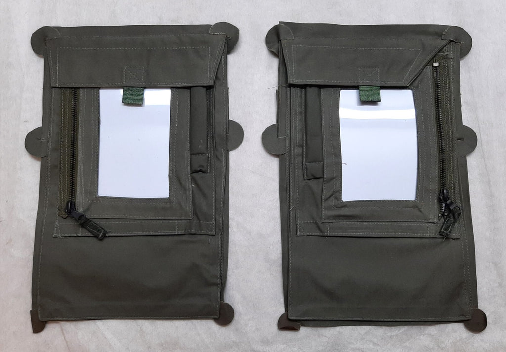 MK10A Thigh Pockets With Windows British Issue Left & Right 1 Pair NOS
