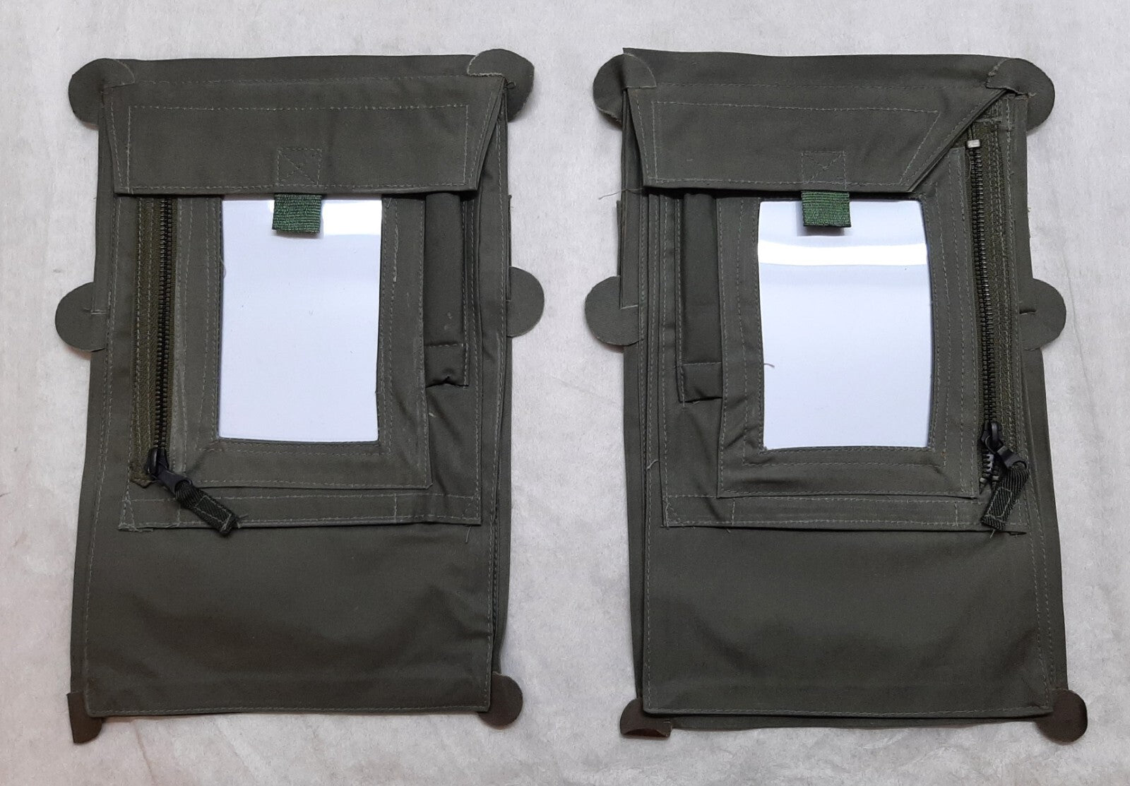 MK10A Thigh Pockets With Windows British Issue Left & Right 1 Pair NOS
