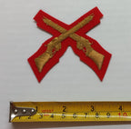 Skill at Arms No1 Dress Badge Red British Embroidered Braided Arm Patch
