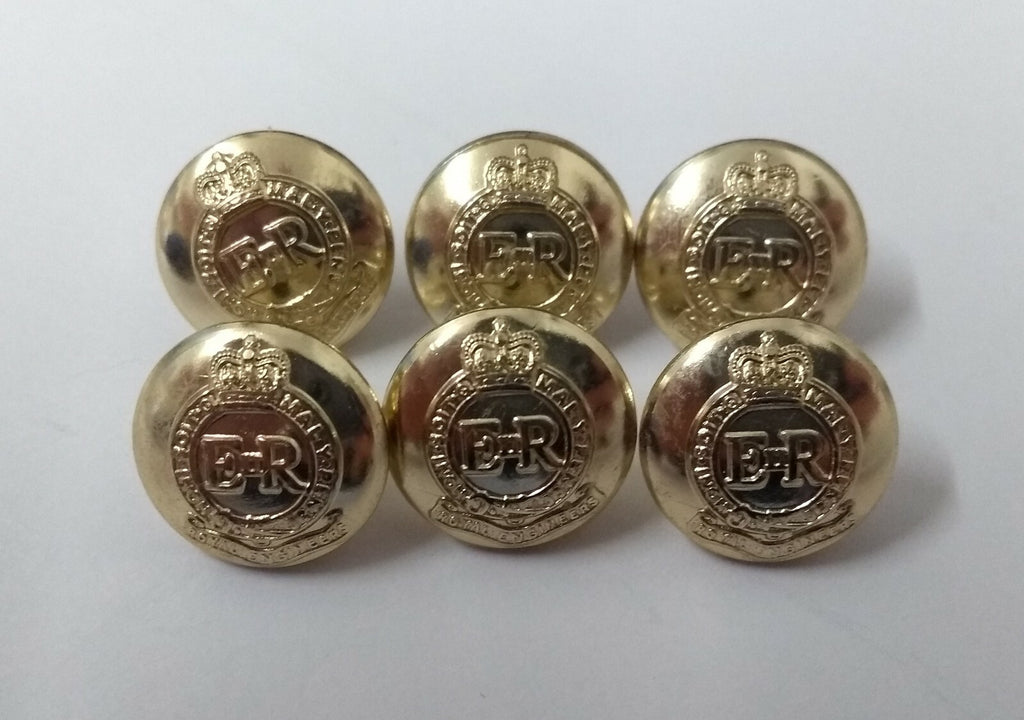 British Army Issue The Royal Engineers RE Dress Cap Buttons 22L NEW