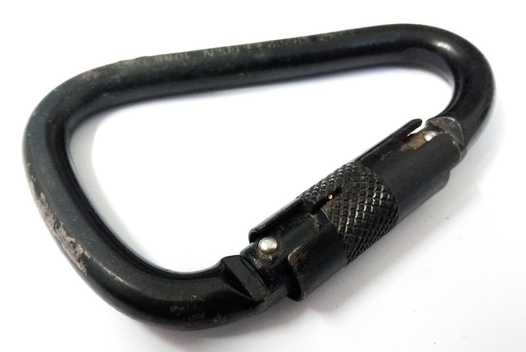 Genuine British Army Issue I-S-C Heavy Duty Carabiner KH202 50KN Twist Lock