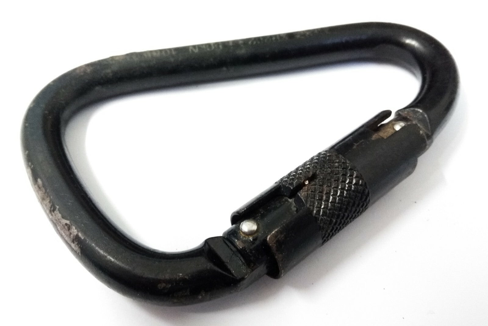 Genuine British Army Issue I-S-C Heavy Duty Carabiner KH202 50KN Twist Lock