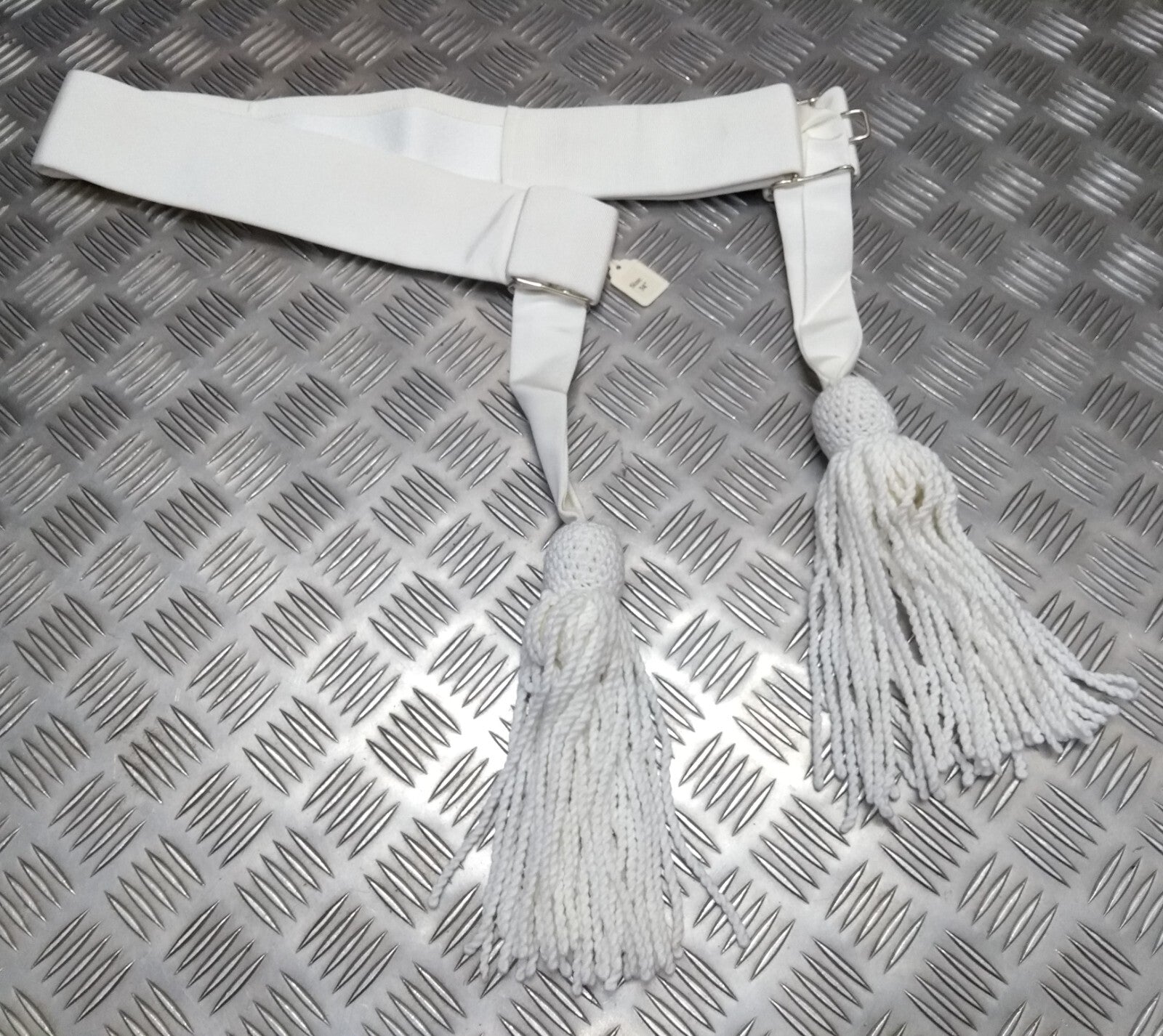 Officers Waist Sash Off / White No1 Uniform Dress Ceremonial & Parade Duties