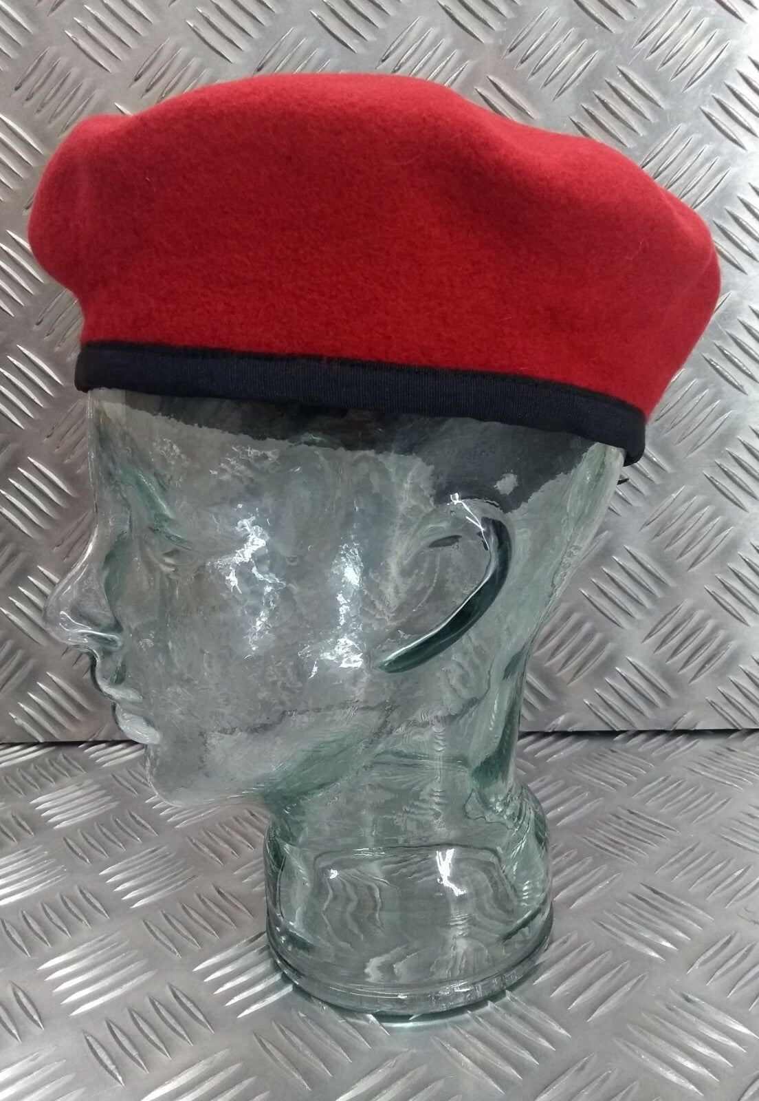 Scarlet Red Beret Service Dress Hobson of London Mil-Spec Lined Wool Old Stock