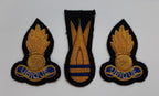 Royal Engineers Insignia British Army Hand Embroidered Three Badges Patches