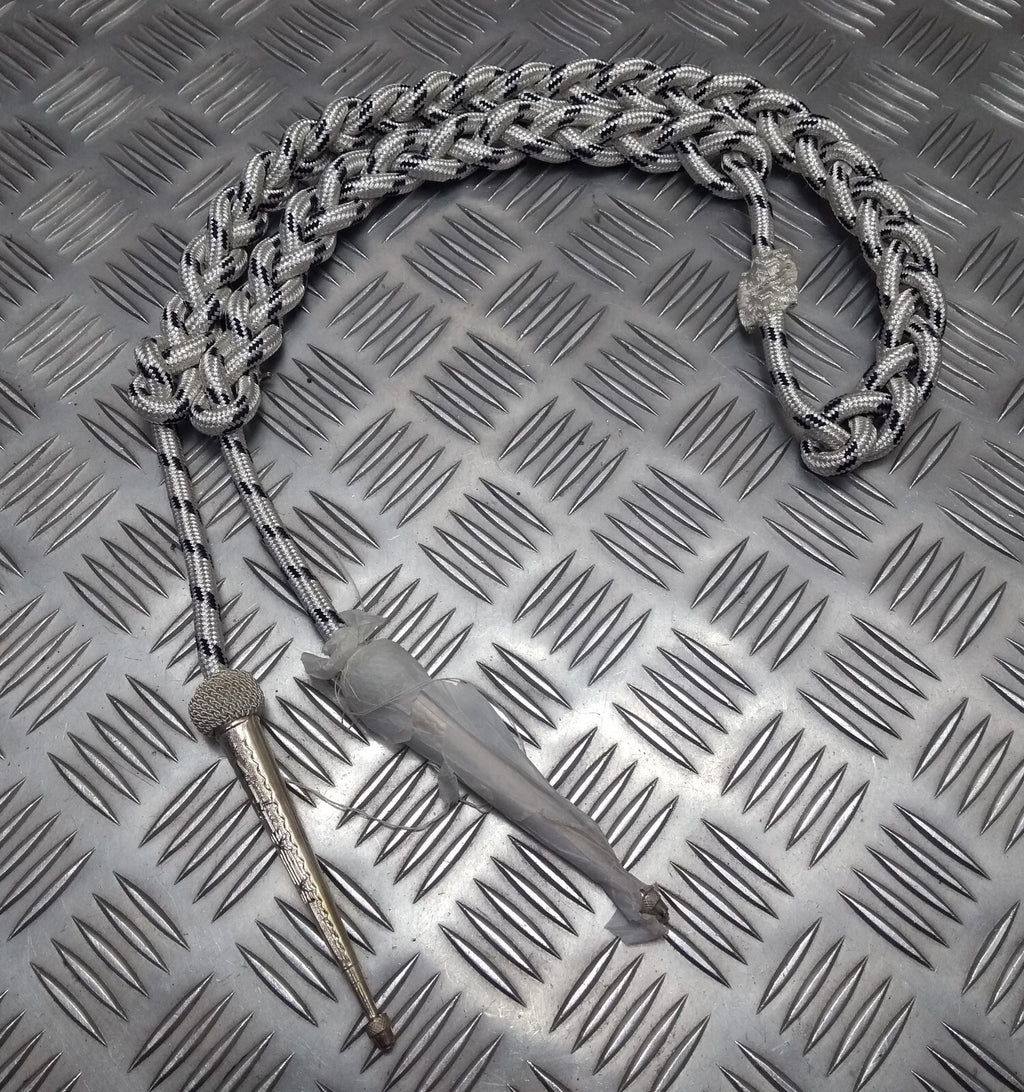 Standard Aiguillette Senior Officer Dark Blue Fleck Ceremonial UK Made