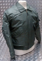 MA2 CWU US Military Style Bomber Jacket Green NEW