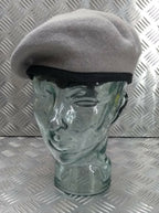 Hobson of London Style Light Grey Lined Wool Uniform Beret Size 7