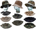 Army Boonie Hat Military Style Bucket/Bush Hat and Colours